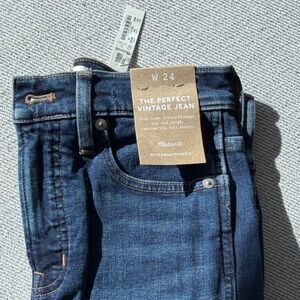 Madewell Dark Blue Perfect Vintage Jeans